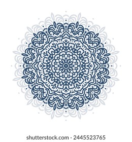 Simple Luxury Decorative Mandala Template Background Illustration Floral Mandala Art Design