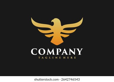 the simple luxury eagle logo