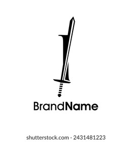 Simple, Luxury and Elegant Illustration Logo design Initial I Combine with Sword. Logo can use for your any company and make your company looks elegance.