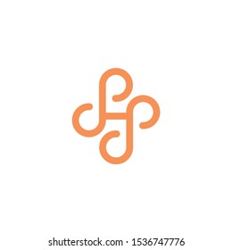 simple luxury h logo designs