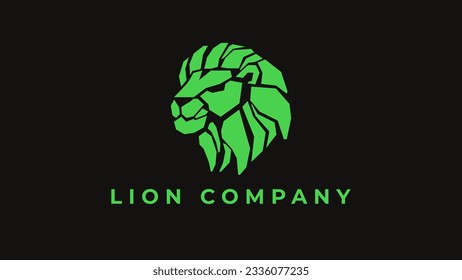 Simple and luxury lion logo suitable for business company