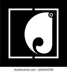 a simple luxury logo black and white with the initial letter j, suitable for companies that emphasize simplicity and luxury