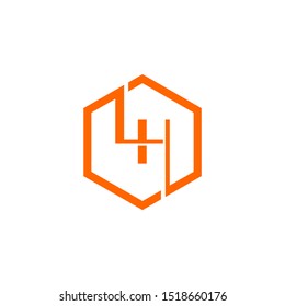 simple luxury logo initials LH