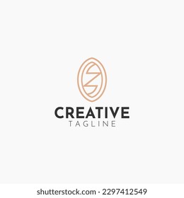 logotipo de lujo simple, concepto de logotipo