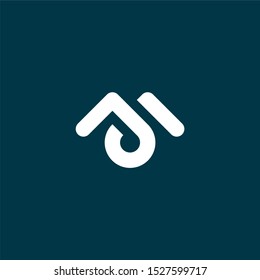 simple luxury m logo design