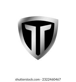 simple luxury shield emblem automotive logo vector illustration template design