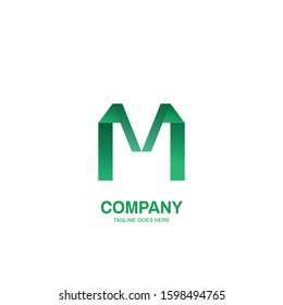 Simple M Letter Logo Design