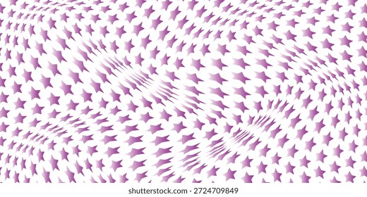 Arte simple del patrón de onda de la estrella del gradiente magenta para el fondo del cartel del Anuncio.