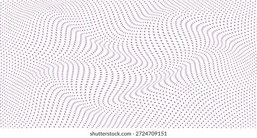 Arte de patrón de onda de lunares magenta simple para fondo de póster de Anuncio.
