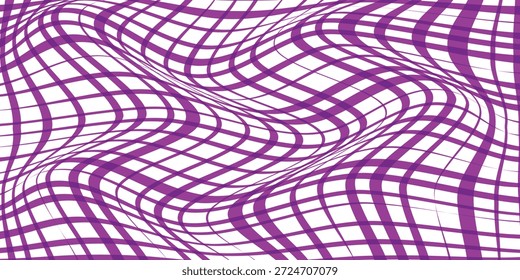 simples magenta tweak line plaid padrão de onda para plano de fundo de cartaz de banner.