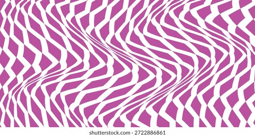 Patrón de onda de rombo de Vertical magenta simple para fondo de póster de Anuncio.
