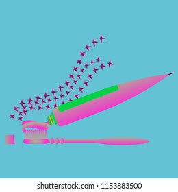 Simple magian background dental tooth seamless.