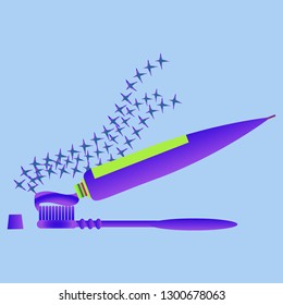 Simple magian background dental tooth seamless.