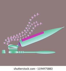 Simple magical background dental tooth seamless.