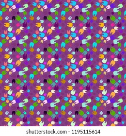 Simple magical background dental tooth seamless.