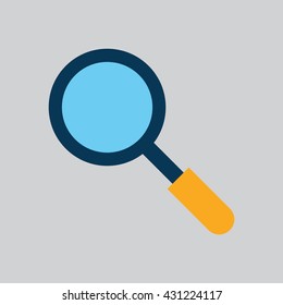 Simple Magnifiying Glass Icon