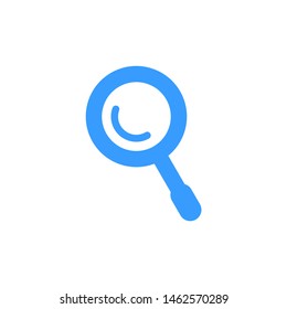 simple magnifying glass icon vector clip art flat design object