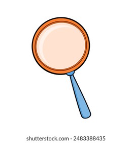 simple magnifying glass vector design, vector illustration