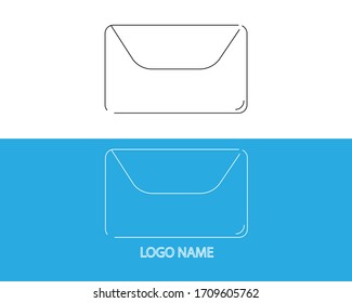 Un Vector De Diseño De Correo Simple Minimalista Para Su Logotipo De Empresa