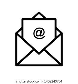Simple Mail and Envelope Vector Design Template