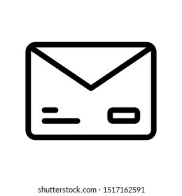 Simple mail icon vector illustration