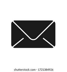 Simple mail line icon. Stroke pictogram. Vector illustration isolated on a white background. Vector sign for mobile app and web sites.