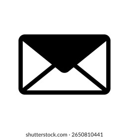 Simple Mail Symbol Representing a Letter or Correspondence