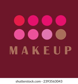 simple makeup color choice design