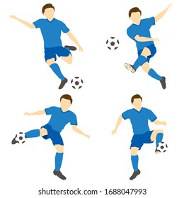 simple football players clipart