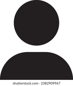 A simple man icon design.