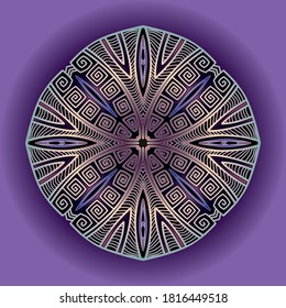 simple mandala art ornament for printing
