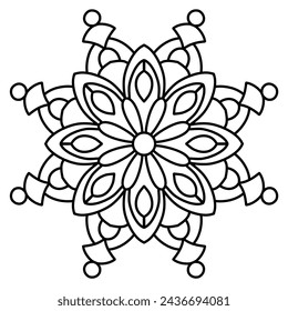 arte simple mandala para