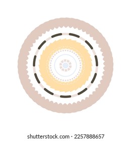 simple mandala bohovector vector detail  