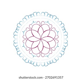 simple mandala, circle pattern, line art, calm design, decorative vector, minimal mandala, soft symmetry