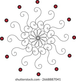 simple mandala design for decoration