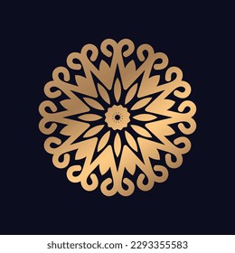 Einfaches mandala Design Elegante mandala Kunst schönes Mandala Kunstwerk.Mandala Art Design im Kreis