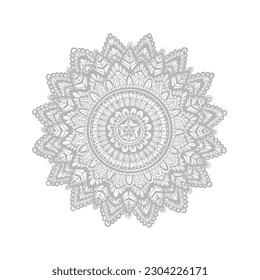einfaches Mandala-Design in Illustration