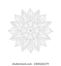 simple mandala design in illustrater - Shutterstock ID 2304226179