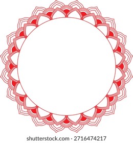 Einfaches Mandala Design in Illustrator Moderne Vektorgrafik, die Tipps und Tricks mit kreativer Idee und Wissensthema darstellt. Perfekt für Bildung, Tutorials, Blogs und digitale EPSs
