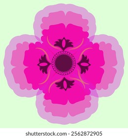 Simple mandala design for pattern design with hand drawn.