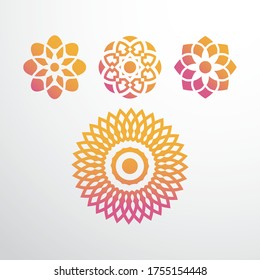 simple mandala icon for your project
