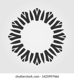 Simple Mandala Logo design template