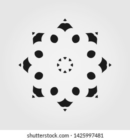 Simple Mandala Logo design template