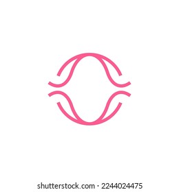 simple mandala logo design vector