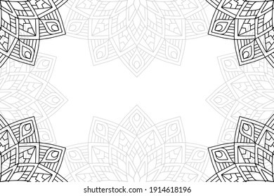 simple mandala on a white background