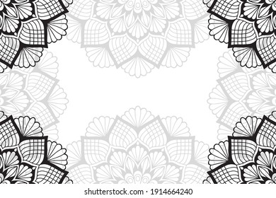 simple mandala on a white background