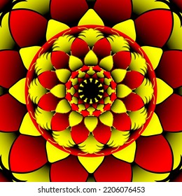 simple mandala ornament, suitable for fabric, tile, and other.