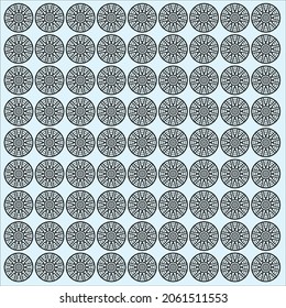Simple mandala pattern design and background art