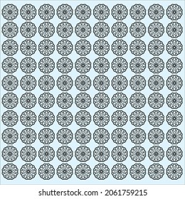 Simple mandala pattern design and background art