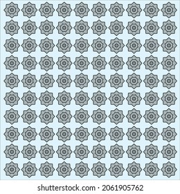 Simple mandala pattern design and background art